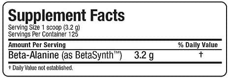 Allmax Beta-Alanine, 125 Servings