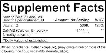 NutraKey HMB Strength & Recovery, 90 Capsules