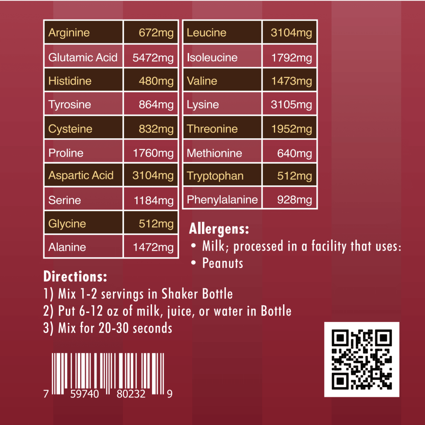 Aislado de proteína de suero de leche sabor chocolate