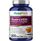 NusaPure Complejo de quercetina: bromelina, vitamina C, vitamina D3, ortiga, zinc | 200 cápsulas vegetales (sin OGM, bioperina)