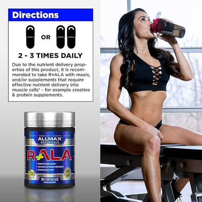 Allmax R-ALA (Alpha Lipoic Acid) 125mg, 60 Capsules