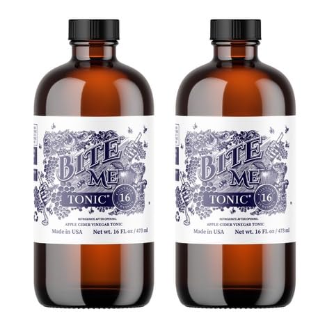 Bite Me Tónico Vinagre de Sidra de Manzana con Miel de Manuka – 16 fl oz