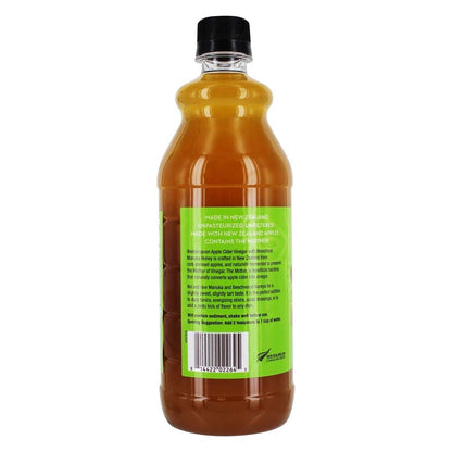 Wedderspoon Vinagre de Sidra de Manzana con Miel de Manuka Monofloral y Madre, 739 ml