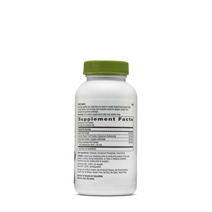 GNC SuperFoods Vinagre de Manzana con Jengibre y Cayena – 120 Comprimidos