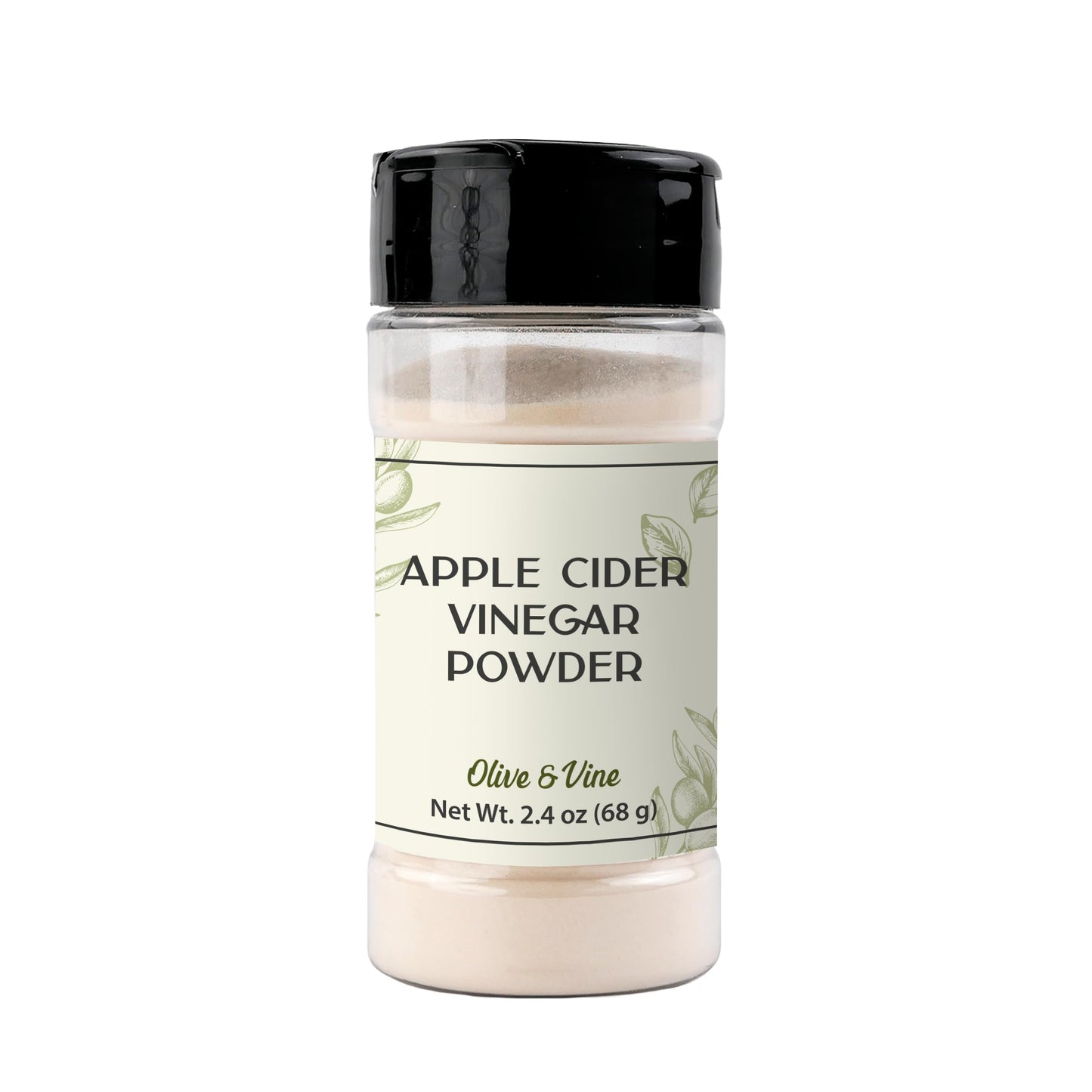 Vinagre de Sidra de Manzana en Polvo Olive & Vine – Condimento Ácido para Aderezos, Marinados y Recetas, 2.4 oz
