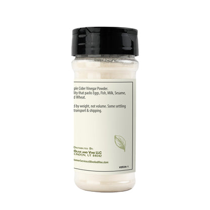 Vinagre de Sidra de Manzana en Polvo Olive & Vine – Condimento Ácido para Aderezos, Marinados y Recetas, 2.4 oz