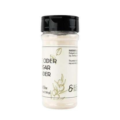 Vinagre de Sidra de Manzana en Polvo Olive & Vine – Condimento Ácido para Aderezos, Marinados y Recetas, 2.4 oz