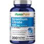 NusaPure Citrato de estroncio - Apto para vegetarianos/veganos, sin OMG - 680 mg 200 cápsulas