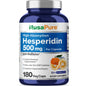 NusaPure Hesperidina 500 mg por Cápsula Vegetal - 180 Cápsulas (BioPerine, Alta Absorción, Sin OGM)