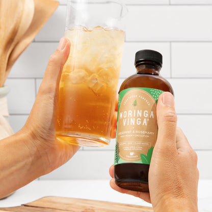 Tónico Herbal de Moringa Vinga con Adaptógenos y Vinagre de Sidra de Manzana – 32 oz