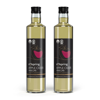 Dr. Mercola Solspring Biodynamic Organic Apple Cider Vinegar – 2 Pack