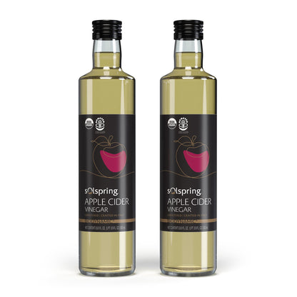 Dr. Mercola Solspring Biodynamic Organic Apple Cider Vinegar – 2 Pack