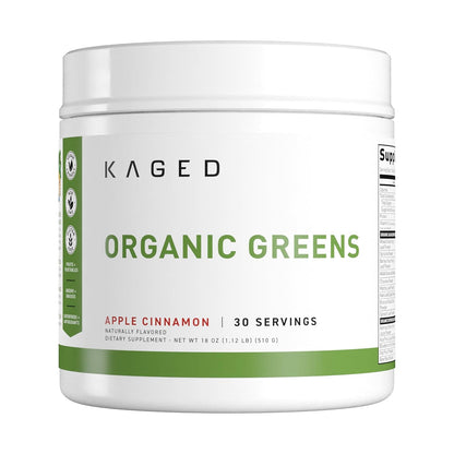 Kaged Outlive 100 Superalimento en polvo de vegetales orgánicos con vinagre de sidra de manzana