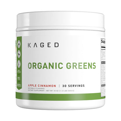 Kaged Outlive 100 Superalimento en polvo de vegetales orgánicos con vinagre de sidra de manzana
