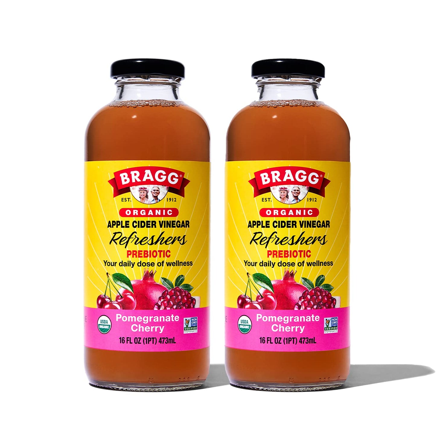 Bragg Apple Cider Vinegar Refreshers – 16 fl oz, 2-Pack