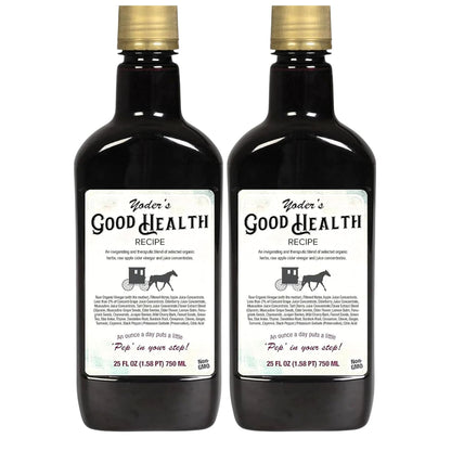 Yoder’s Good Health Recipe Apple Cider Vinegar Herbal Tonic – 25 oz