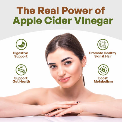 Go Nutra Vinagre de sidra de manzana en polvo ecológico 8 oz. ACV natural 5% ácido acético Vinagre de sidra en polvo para cocinar, cuidado de la piel y más
