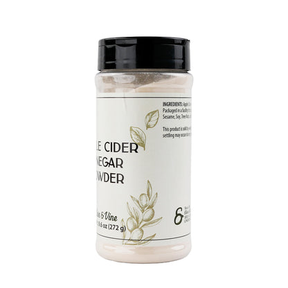 Vinagre de Sidra de Manzana en Polvo Olive & Vine – Condimento Ácido para Aderezos, Marinados y Recetas, 2.4 oz