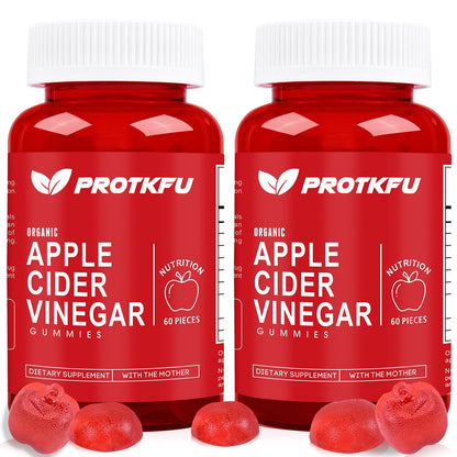 Gomitas de vinagre de sidra de manzana ProTKFU con la madre – 1000 mg