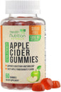 Gomitas de vinagre de sidra de manzana con la madre y vitamina B12, nutrición saludable sin azúcar