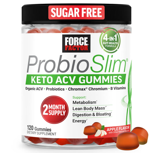 Gomitas Keto ACV con probióticos y prebióticos ProbioSlim de Force Factor