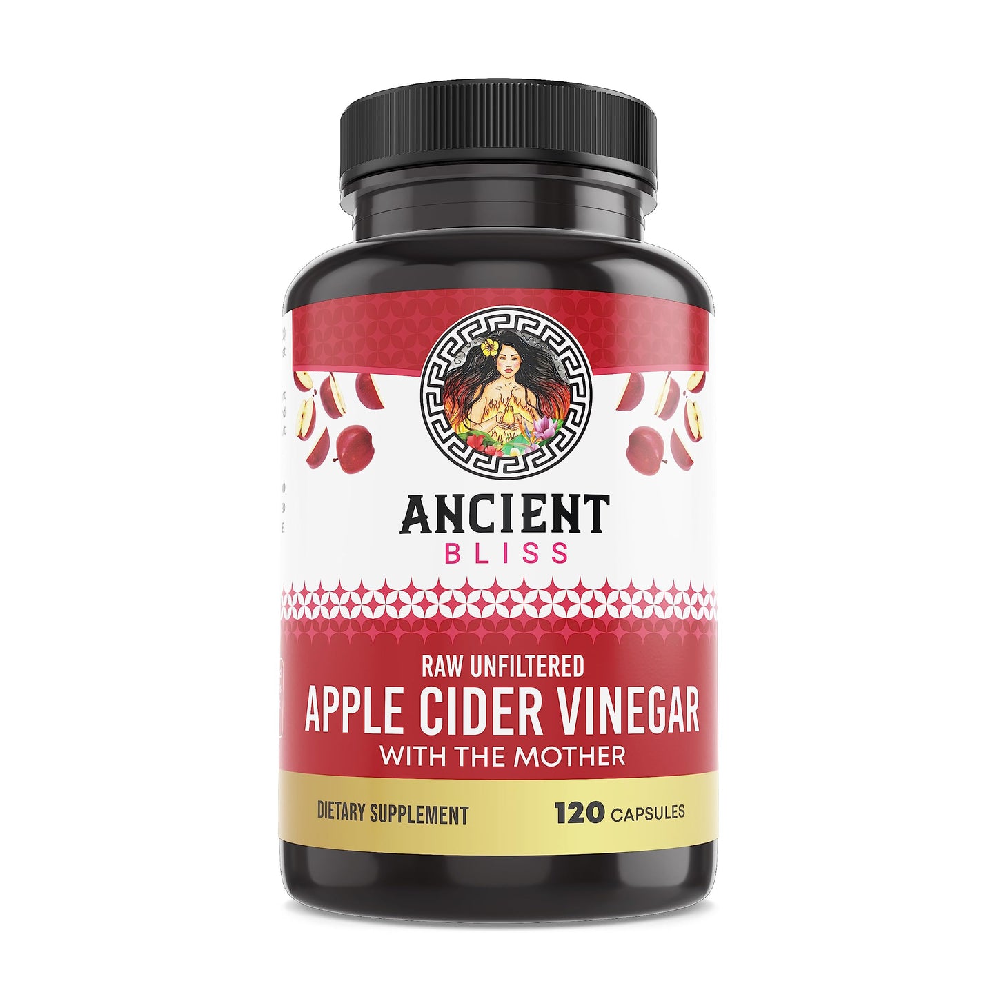 Cápsulas de Vinagre de Manzana Ancient Bliss con la Madre – 1600 mg