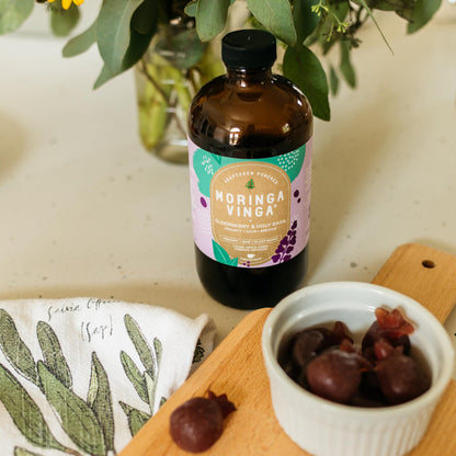 Tónico Herbal de Moringa Vinga con Adaptógenos y Vinagre de Sidra de Manzana – 32 oz