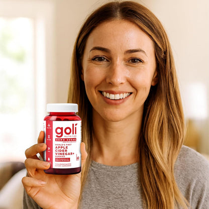 Gomitas Goli Zero Sugar de Vinagre de Sidra de Manzana con Probióticos y Vitamina B12