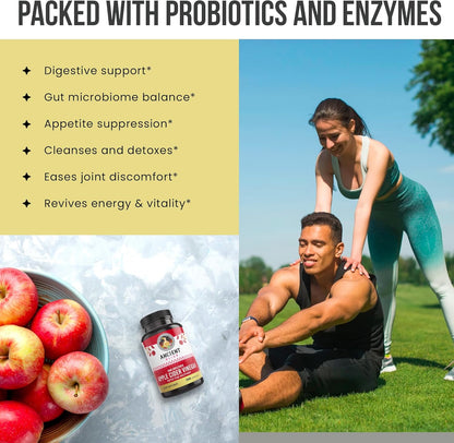 Cápsulas de Vinagre de Manzana Ancient Bliss con la Madre – 1600 mg
