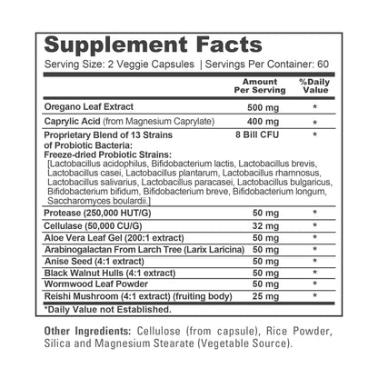 NusaPure CandiHealth Complex (no OGM, vegano) 120 cápsulas vegetales