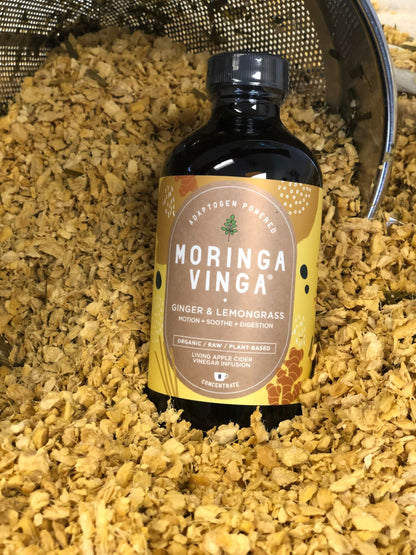 Tónico Herbal de Moringa Vinga con Adaptógenos y Vinagre de Sidra de Manzana – 32 oz