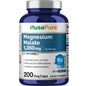 NusaPure Magnesio Malato 1350mg 200 Cápsulas Vegetales (Vegano, Sin OMG, Vegano)