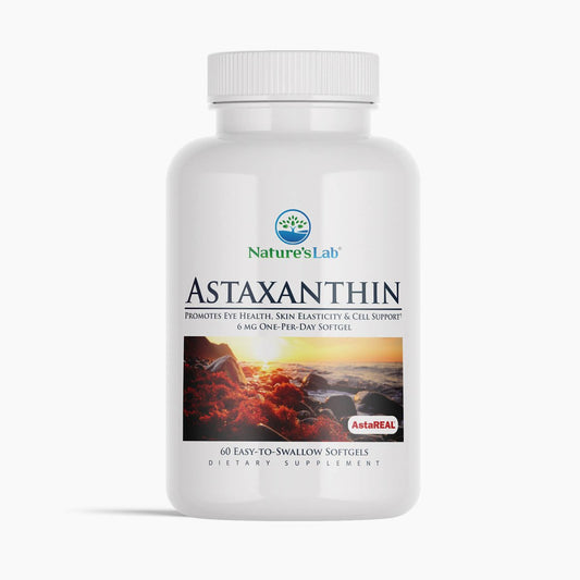 Nature's Lab AstaREAL Astaxantina 6 mg - 60 Cápsulas blandas