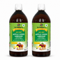 Dr. Patkar’s Raw Apple Cider Vinegar with Garlic, Ginger, Lemon & Honey – 2 Pack