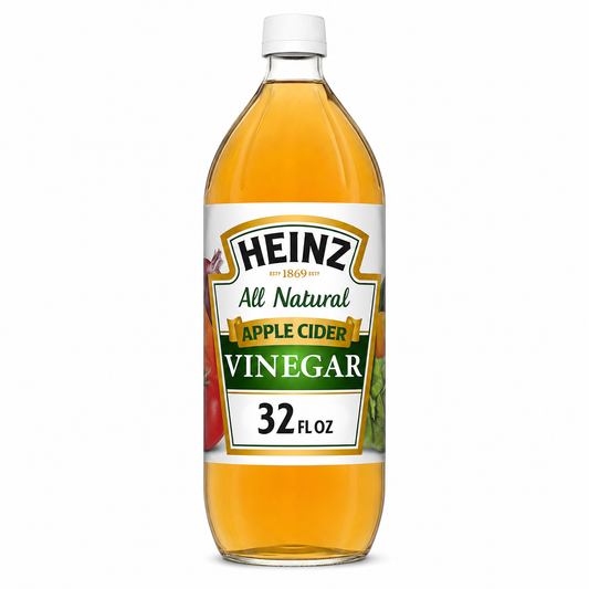 Vinagre de sidra de manzana Heinz, totalmente natural, 32 oz líq.