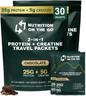 Sobres de viaje de Aislado de Proteína de Suero de Leche + Creatina 2 en 1