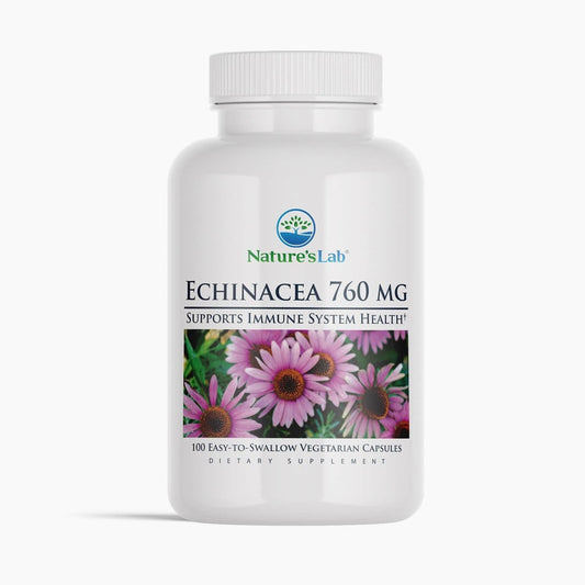 Nature's Lab Equinácea 760 mg - 100 Cápsulas