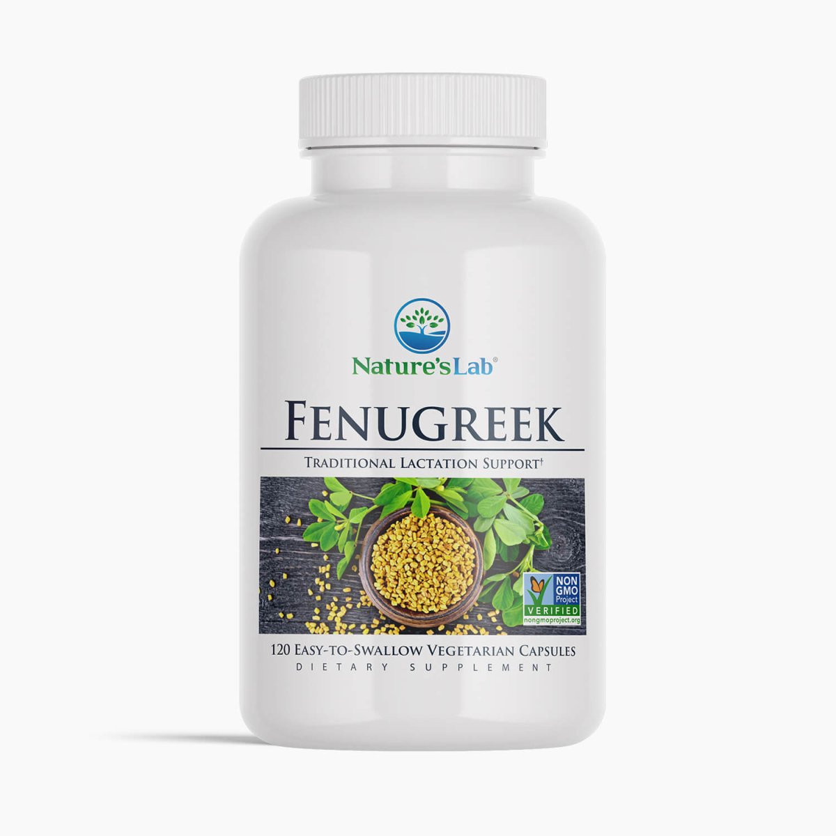 Nature's Lab Fenogreco 610 mg - 120 Cápsulas