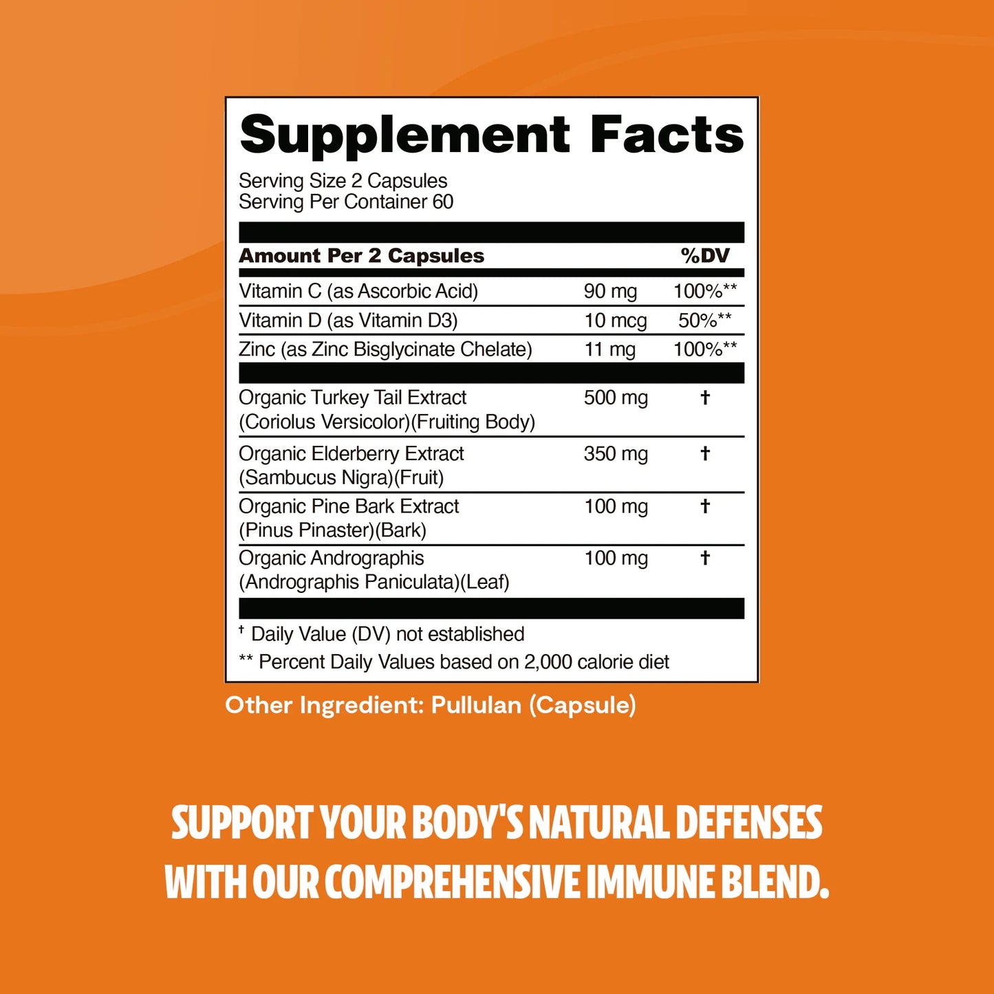 Cápsulas Immunity Blend, 120 unidades
