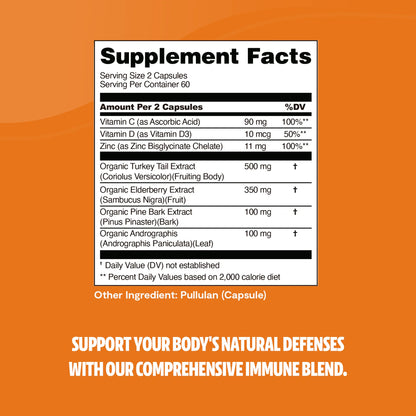 Cápsulas Immunity Blend, 120 unidades