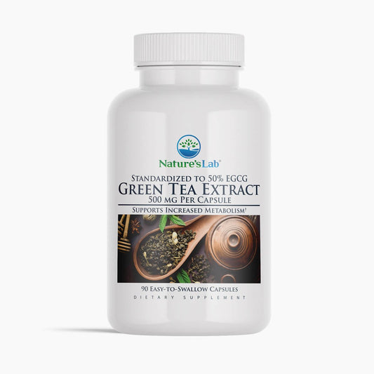 Extracto de té verde de Nature's Lab 500 mg - 90 cápsulas