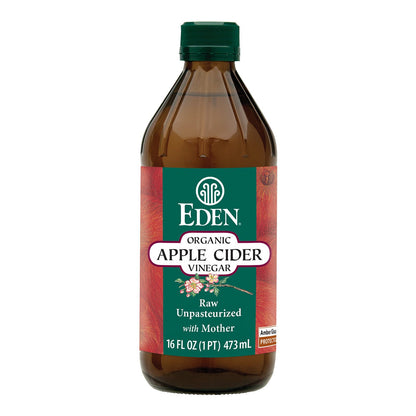 Vinagre de sidra de manzana orgánico Eden con la madre – 16 oz