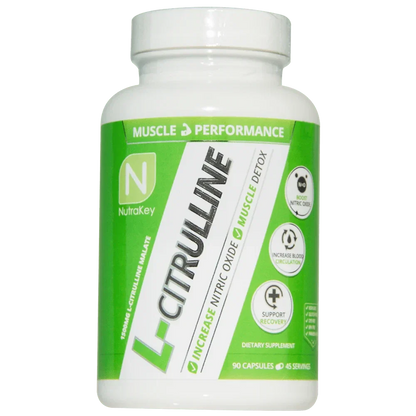NutraKey L-Citrulline Malate 1500mg, 90 Capsules