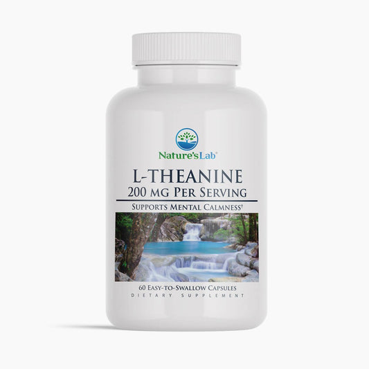 L-Teanina 200 mg de Nature's Lab - 60 Cápsulas