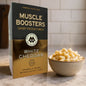 Muscle Boosters White Cheddar Box - Organic Grass-Fed Whey Protein Isolate (10 Single Serve Packs)