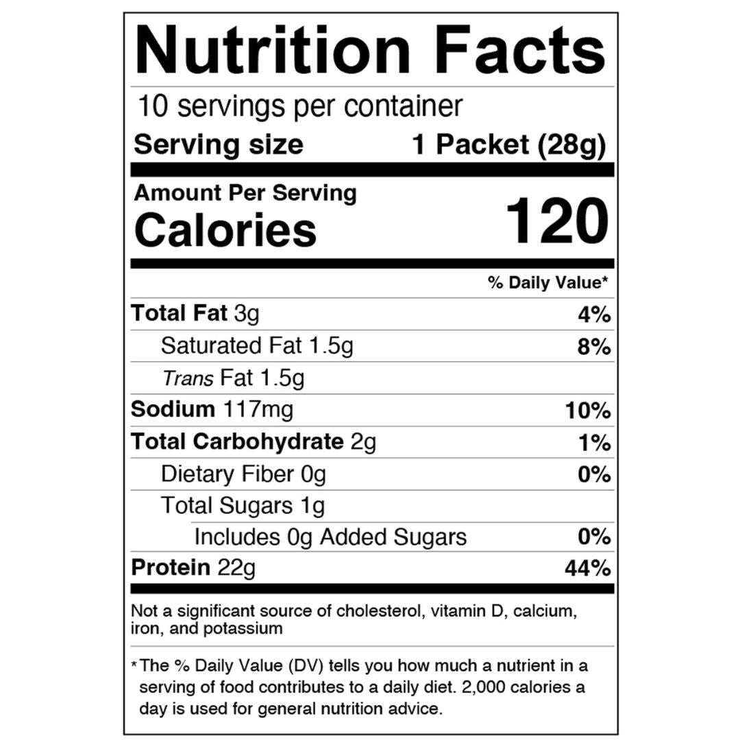 Muscle Boosters White Cheddar Box - Organic Grass-Fed Whey Protein Isolate (10 Single Serve Packs)