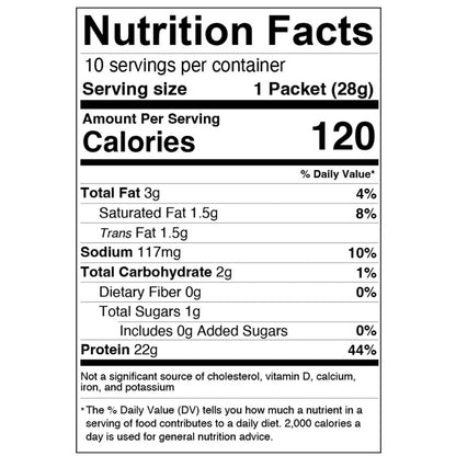 Muscle Boosters White Cheddar Box - Organic Grass-Fed Whey Protein Isolate (10 Single Serve Packs)