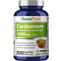 NusaPure Cardamomo Extracto 4:1, 1000 mg 200 Cápsulas Vegetarianas (Sin OMG, Vegano)