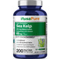 NusaPure Sea Kelp Natural Iodine 325mcg 10:1 Extract, 65 mg Capsule 200 Count (Non-GMO, Vegan)