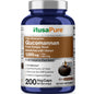 NusaPure Glucomanano 1.000 mg por porción 200 VCápsulas (Extracto 20:1, BioPerine sin OMG, Vegano) Raíz de Konjac